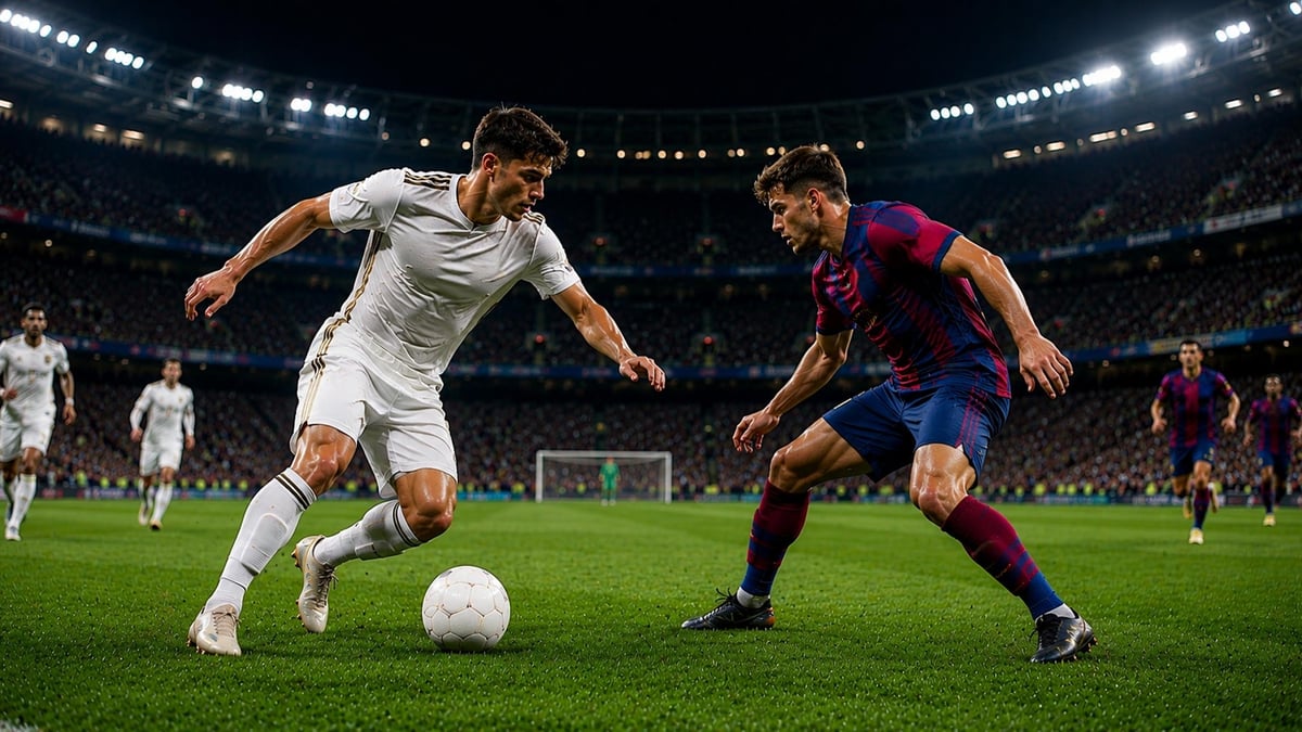 Ett ödesmöte mellan Barcelona och Real Madrid.