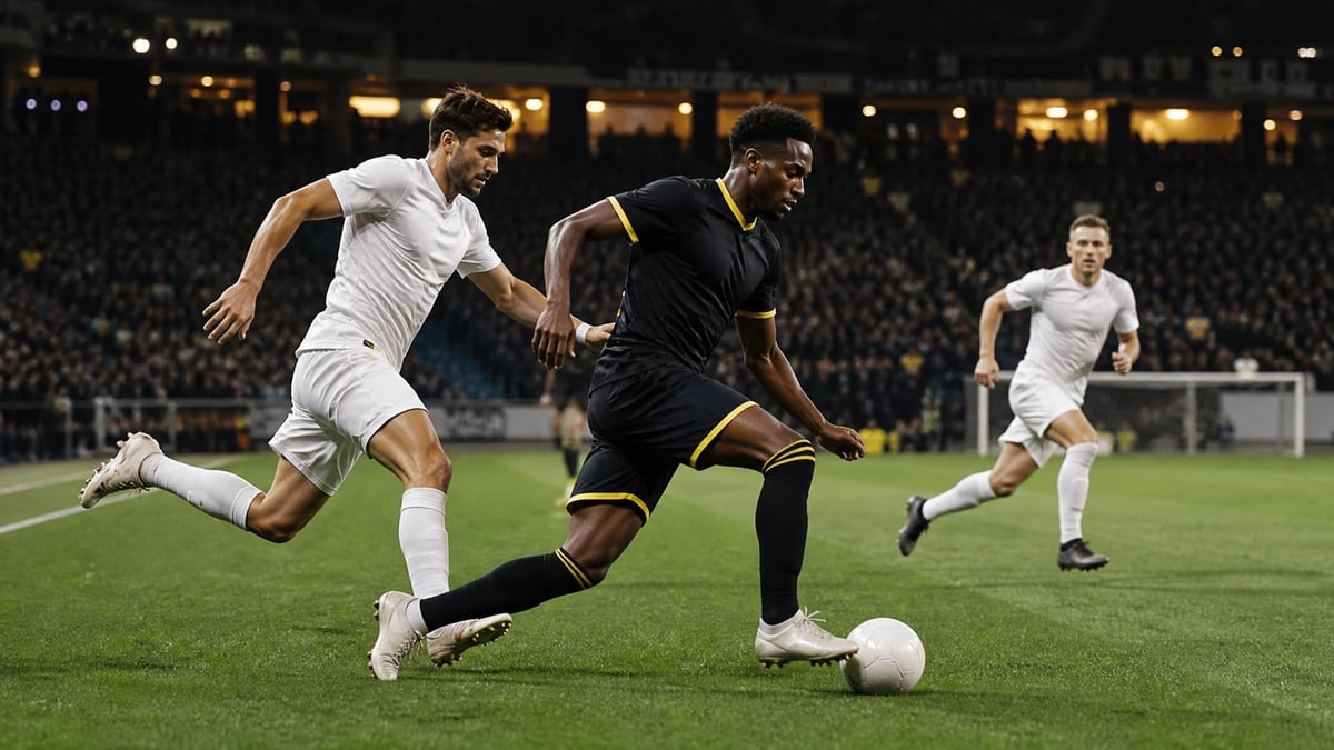 Stillbild från en AIK-match.