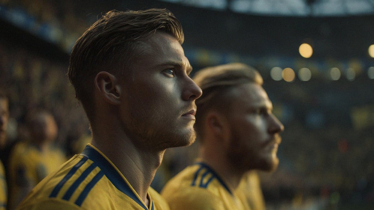 Två svenska fotbollsspelare