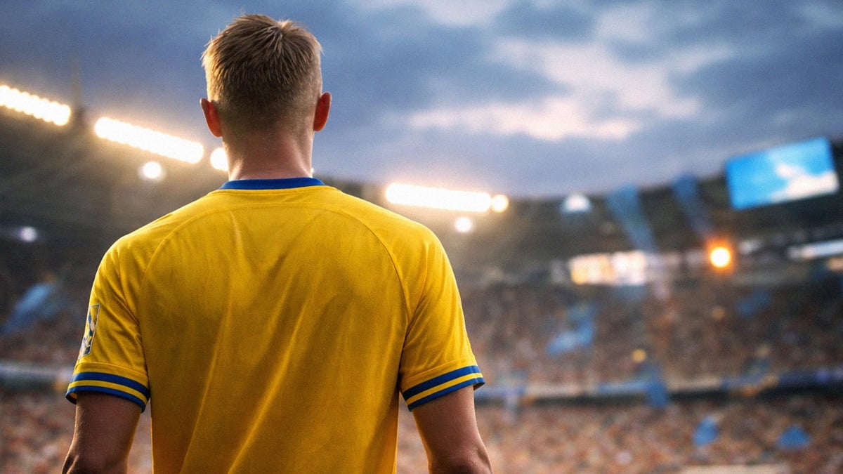 En spelare i fotbolls-VM