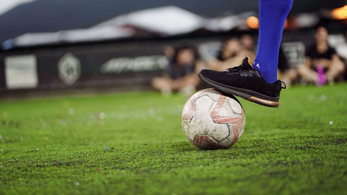 En spelare på planen under Nations League 2025