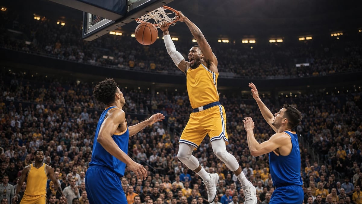 En basketmatch i NBA.