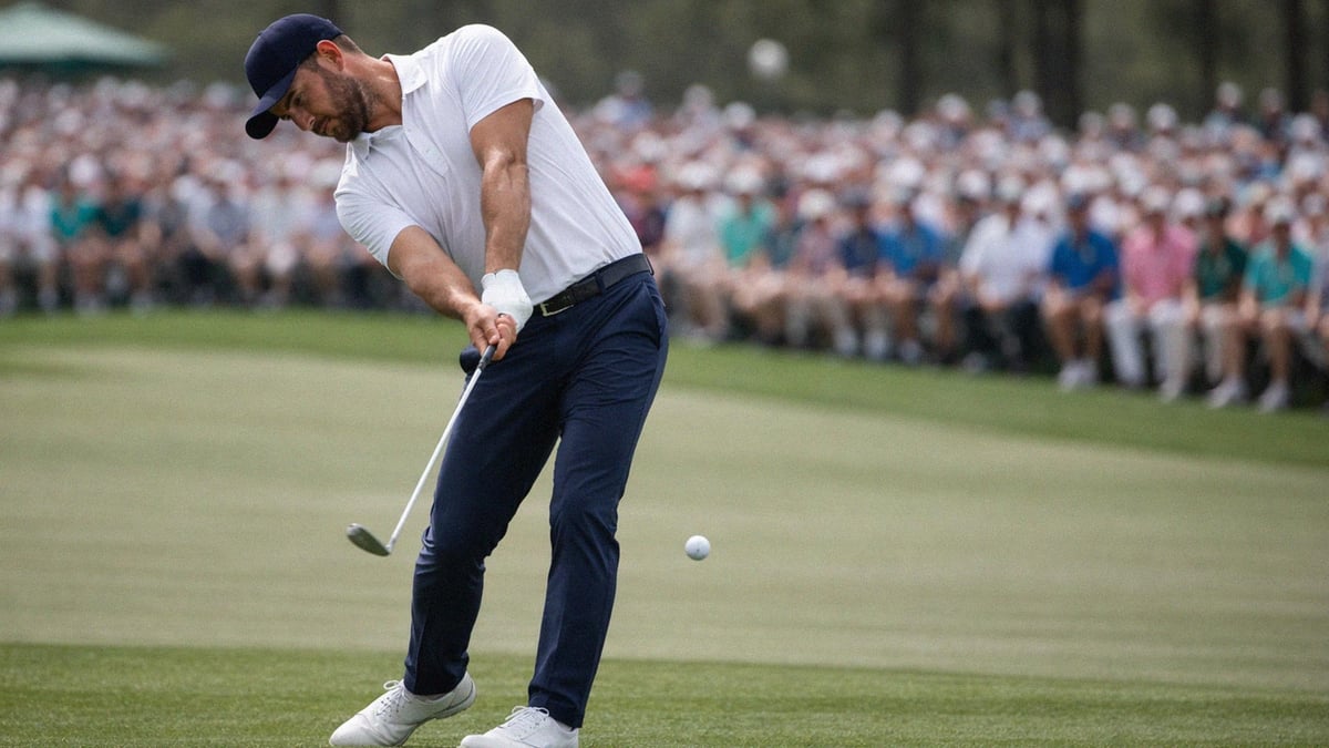 En golfare i The Masters.