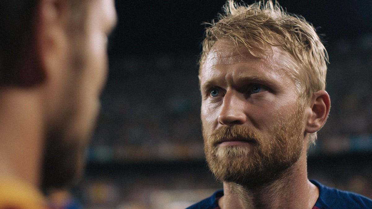 En fotbollsspelare i Champions League