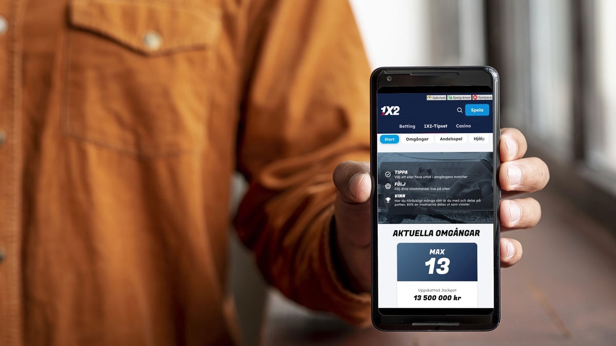 En person som besöker 1X2.se.