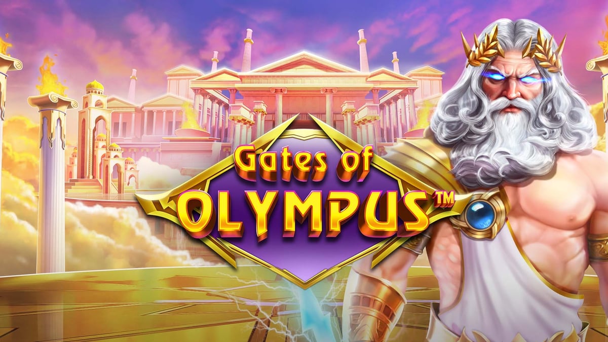 Stillbild från Gates of Olympus som finns att spela hos 1X2.